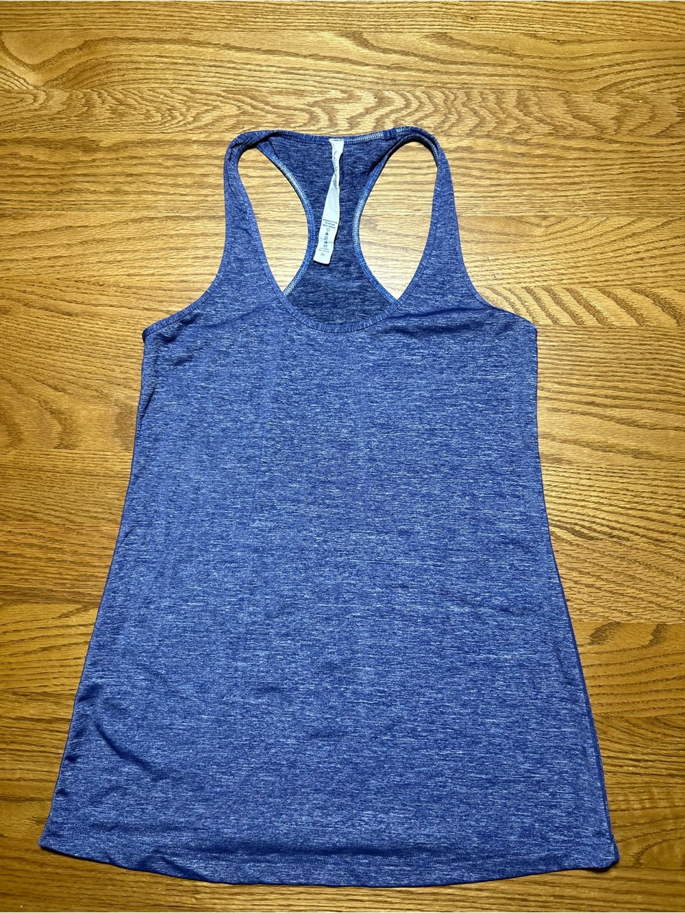 Women's Lululemon Racerback Tank Top - Heathered Purple Size 10